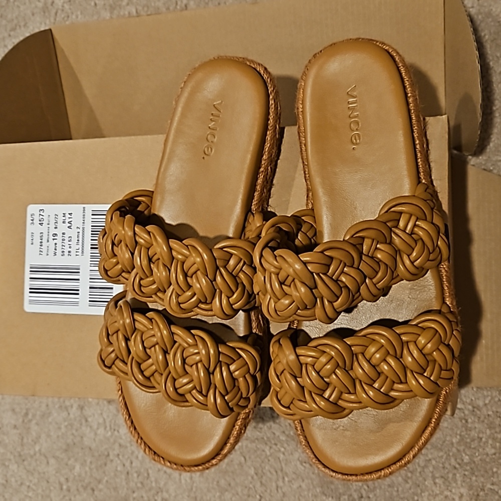 Vince Sullivan Woven Leather Espadrille